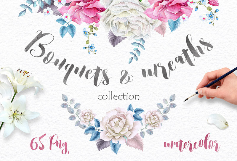 Spring Watercolor Collection 142