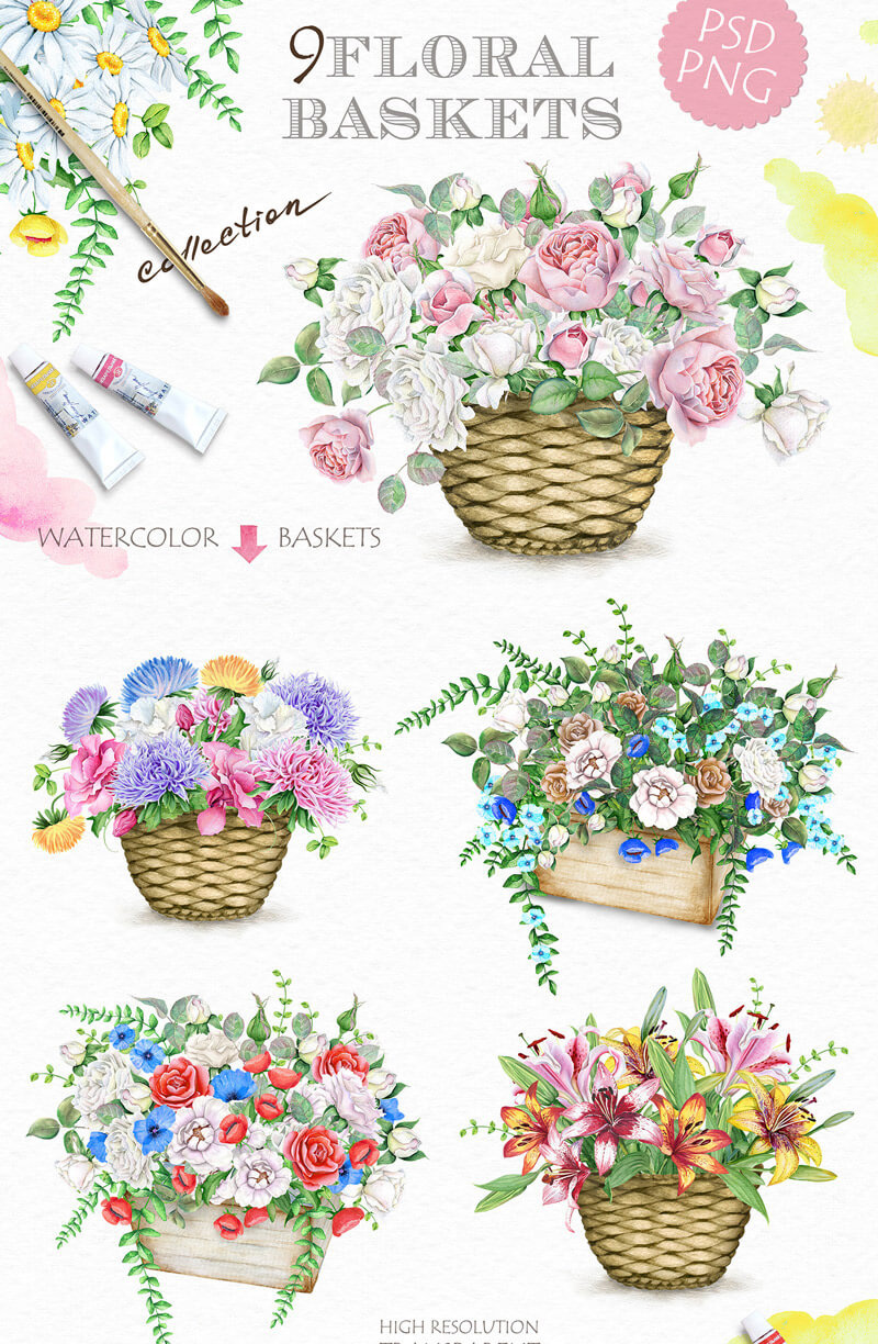 Spring Watercolor Collection 16