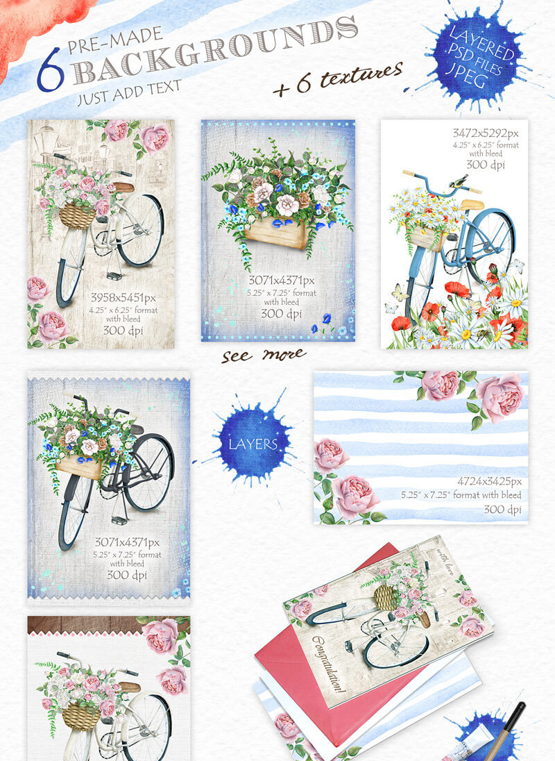 Spring Watercolor Collection 19