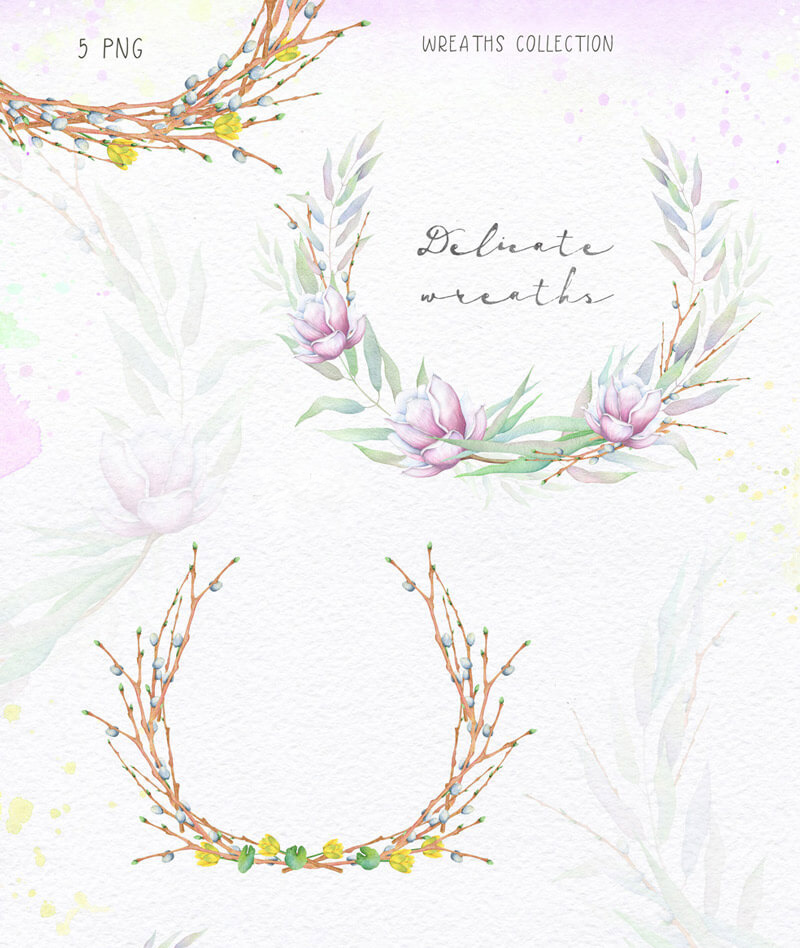 Spring Watercolor Collection 31