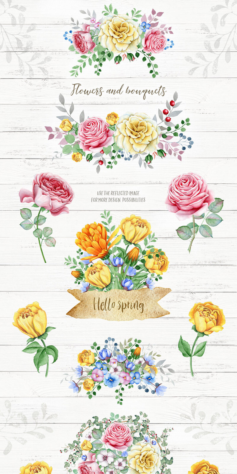 Spring Watercolor Collection 45