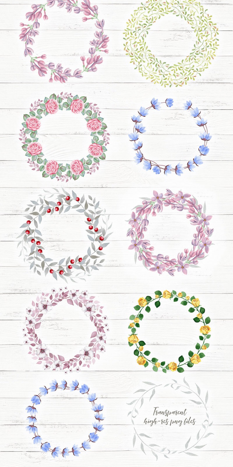 Spring Watercolor Collection 50