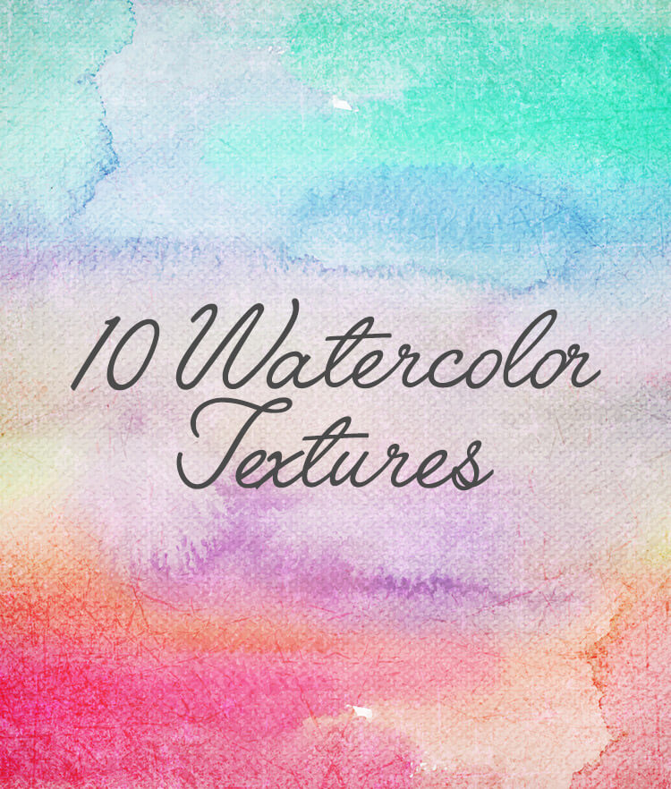 10 Watercolor Textures Cover