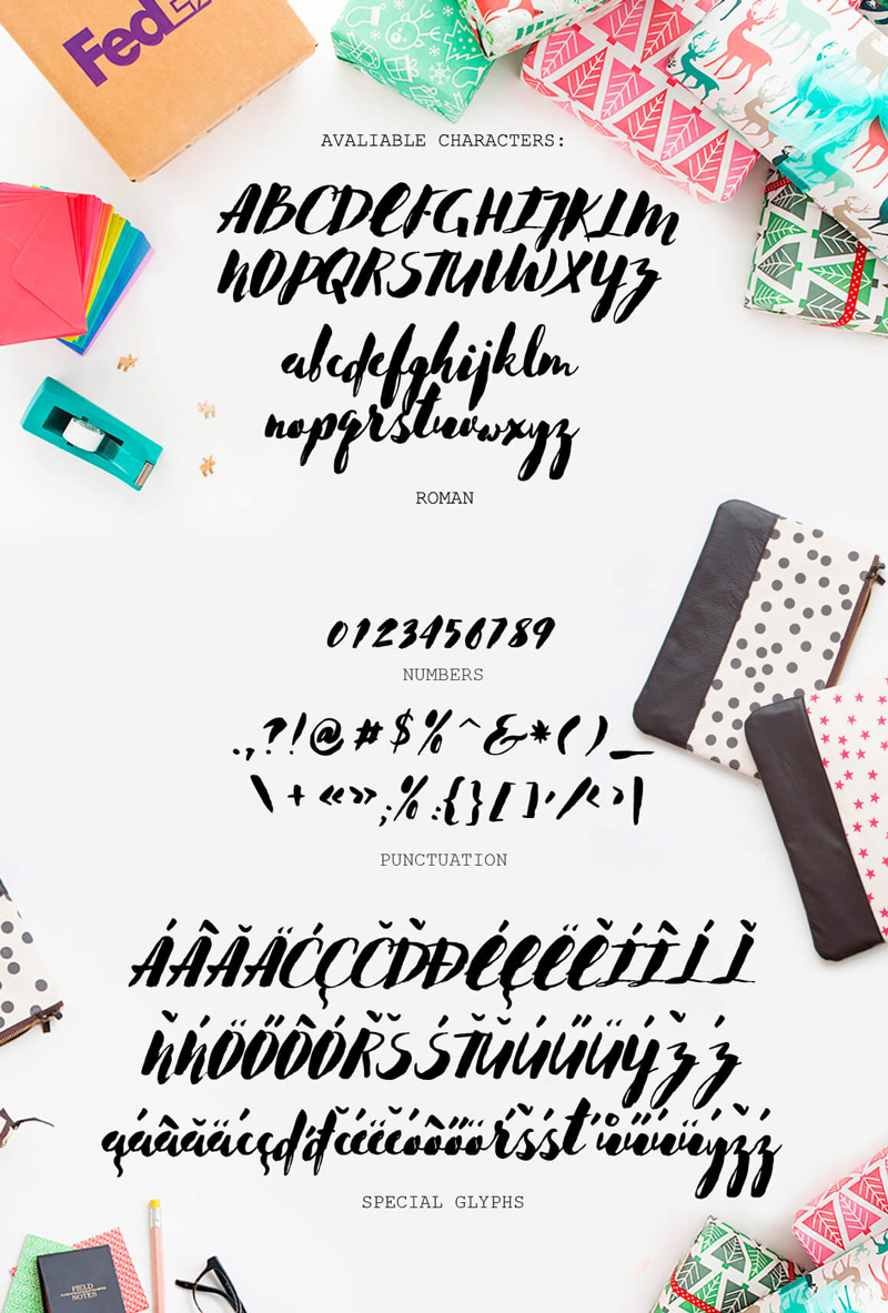 8 Incredible Written Fonts Preview 07