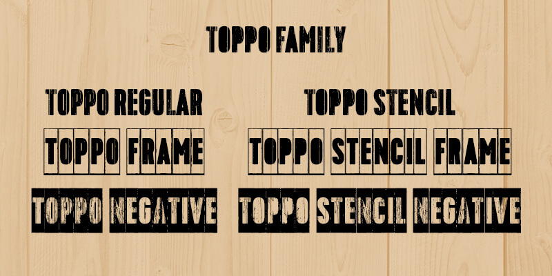 Awesome Collection of 5 Creative Family Fonts Preview 17