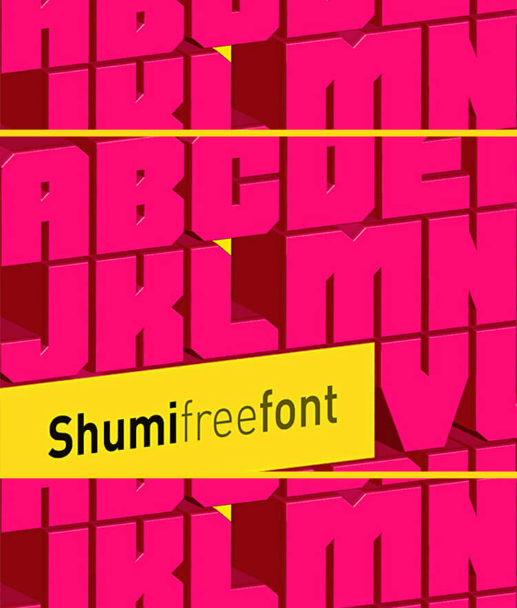 Free Shumi Font Cover