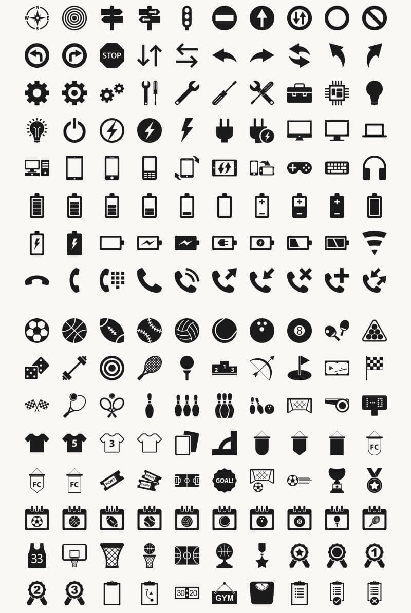 Incredible 2016 Icons Bundle Preview 03