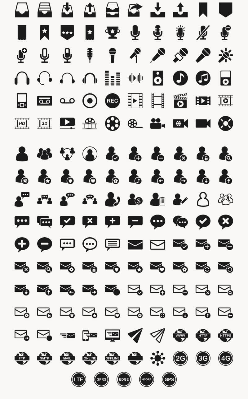 Incredible 2016 Icons Bundle Preview 07