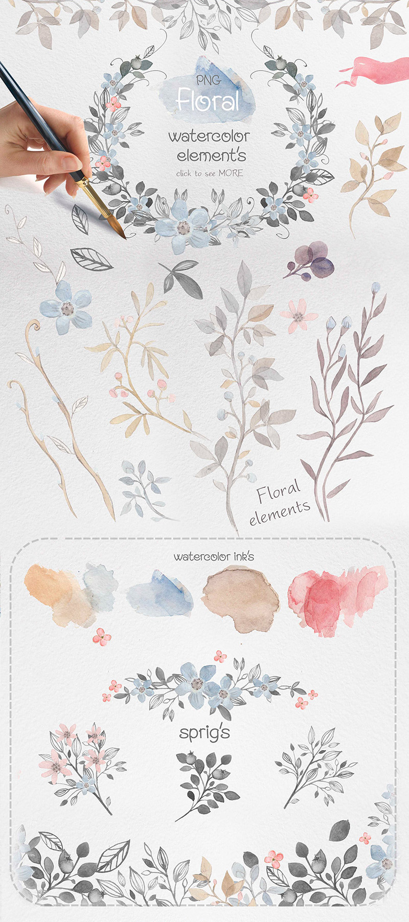 Summers Best Watercolor Collection Preview 15