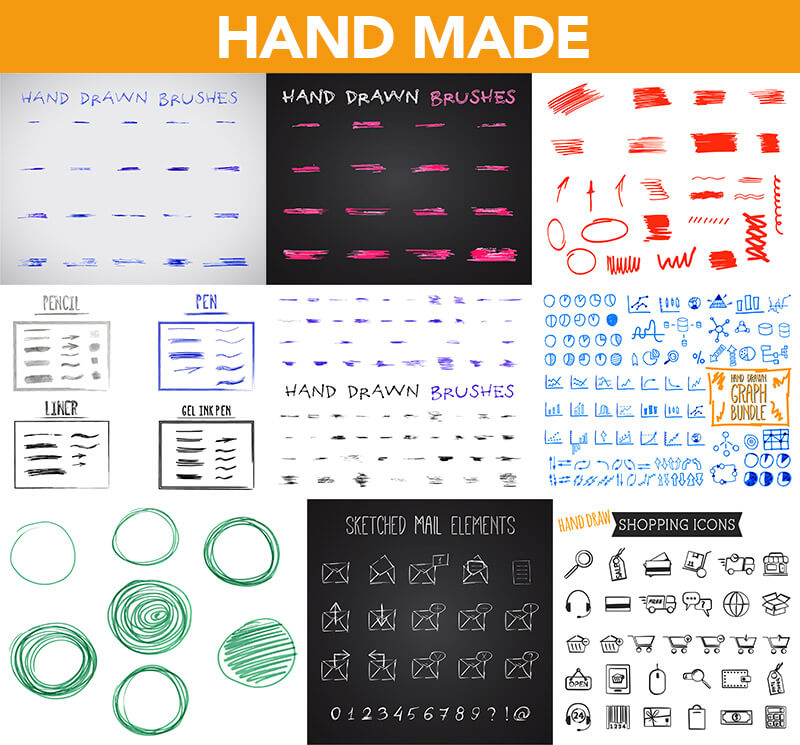 Super Graphics Bundle 1200 elements 07