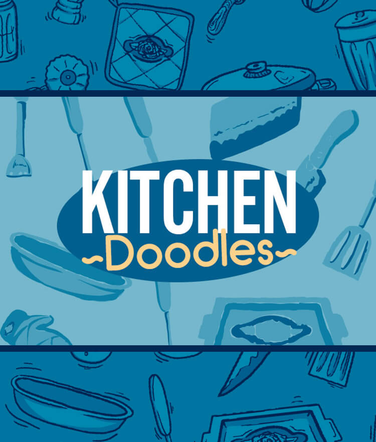 FREE Kitchen Doodles Cover