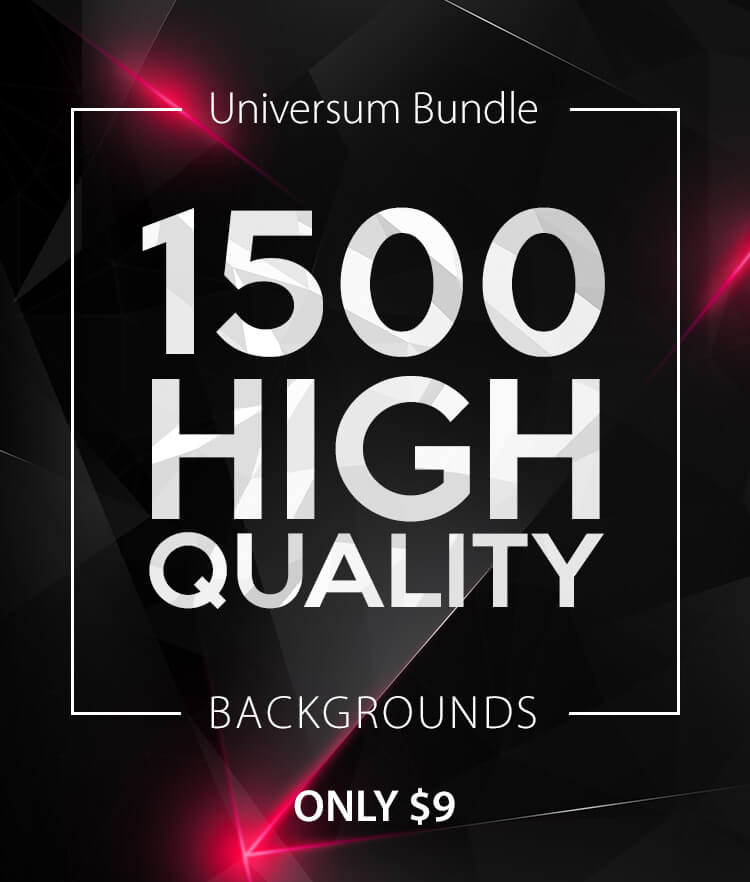 Universum Bundle 1500 High Quality Backgrounds Cover