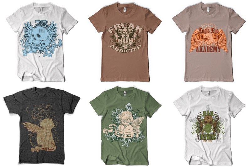 100 T shirt Designs Part 1 Preview 01