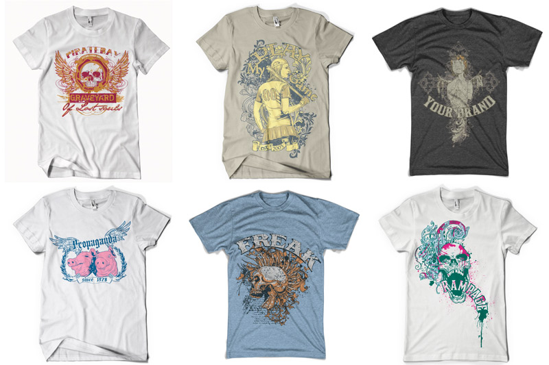 100 T shirt Designs Part 1 Preview 11
