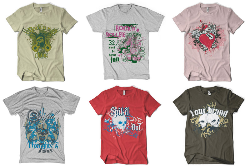 100 T shirt Designs Part 1 Preview 12