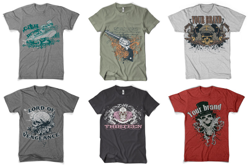 100 T shirt Designs Part 1 Preview 14