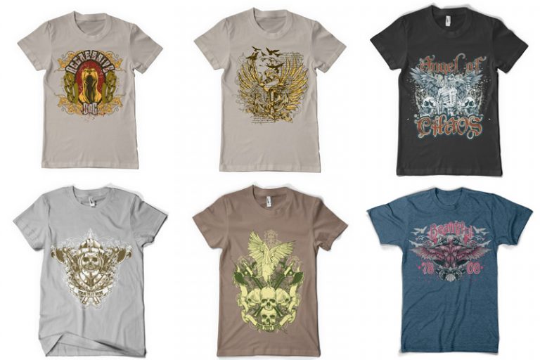 100 T-shirt Designs Vol 2 - Graphic Design Bundle Deals - Graphicloot