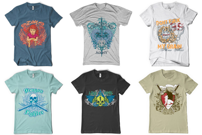 100 T shirt Designs Vol 2 Preview 04