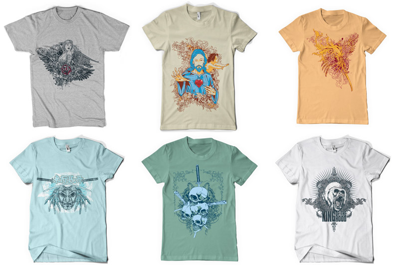 100 T shirt Designs Vol 2 Preview 08