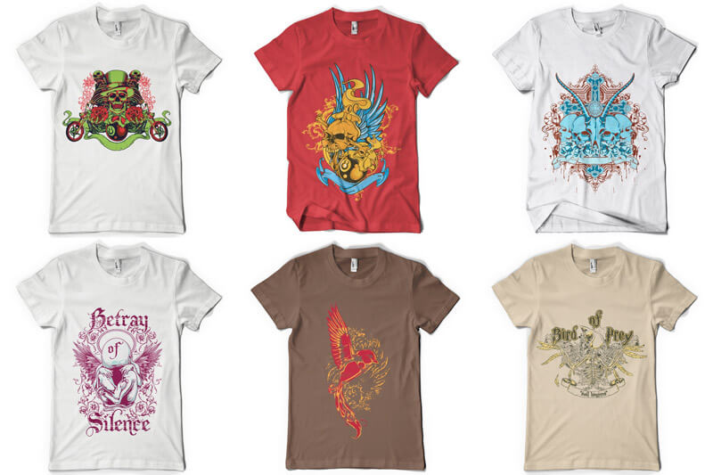 100 T shirt Designs Vol 3 Preview 01
