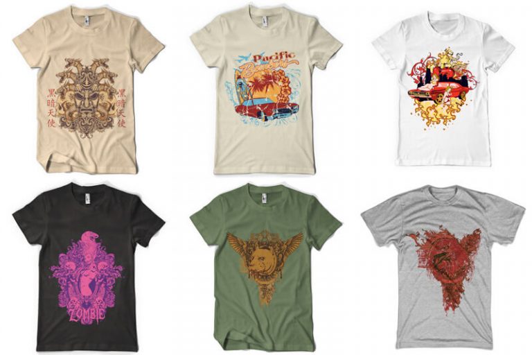 100 T-shirt Designs Vol 3 - Graphic Design Bundle Deals - Graphicloot