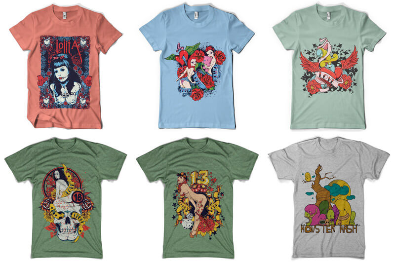 100 T shirt Designs Vol 4 Preview 10