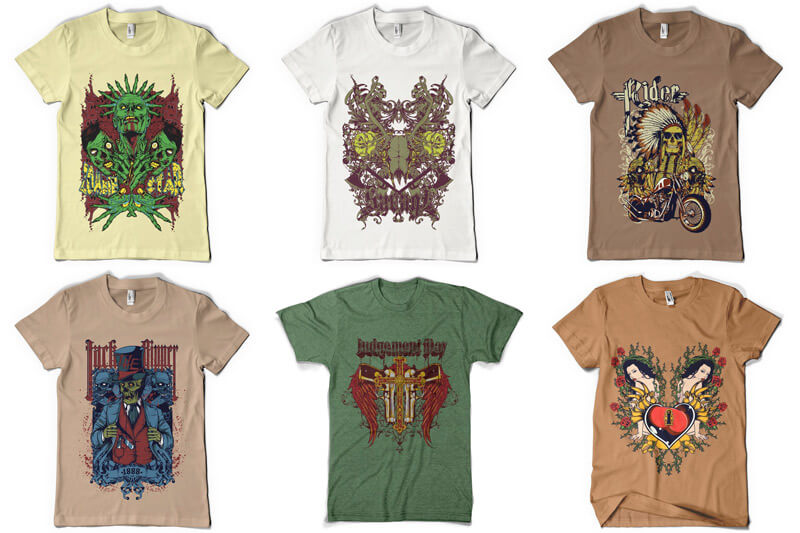 100 T-shirt Designs Vol 5 Preview 08