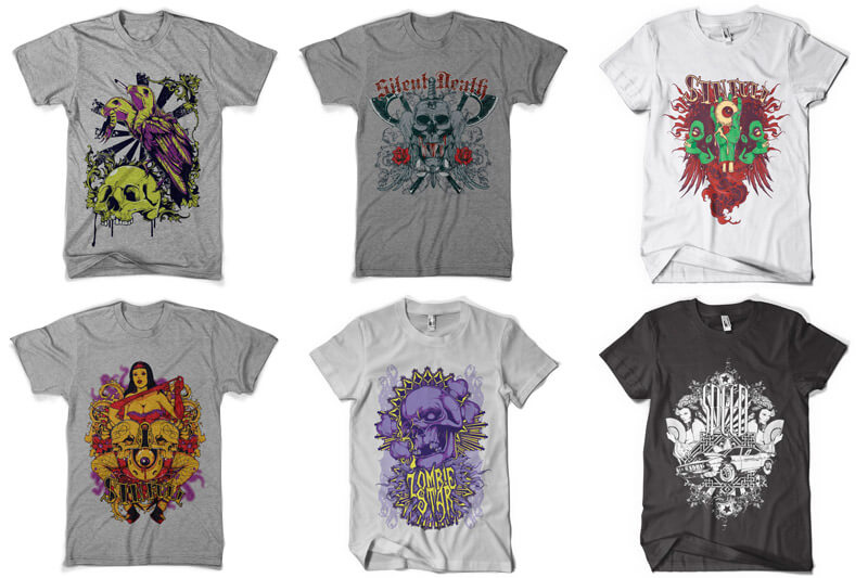 100 T-shirt Designs Vol 5 Preview 14