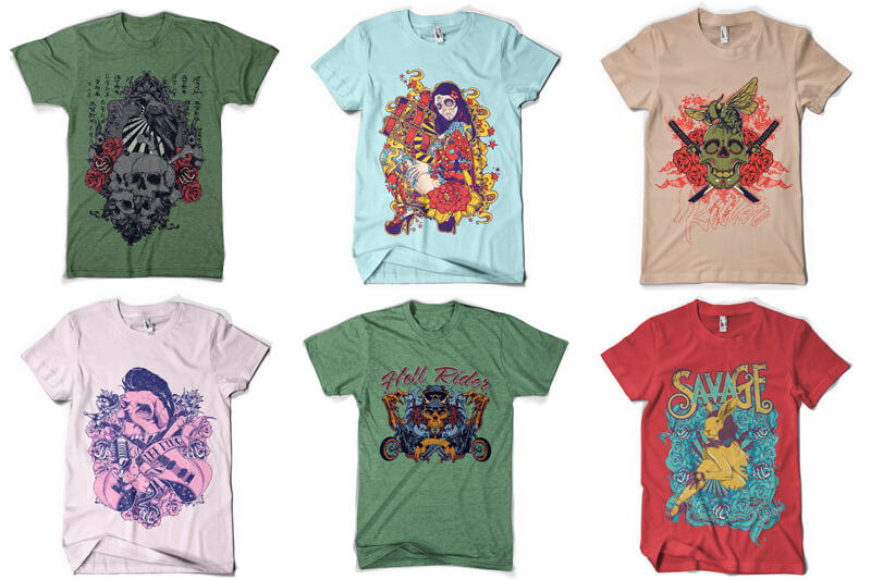 100 T-shirt Designs Vol 5 Preview 15