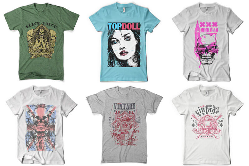 100 T-shirt Designs Vol 8 Preview 15