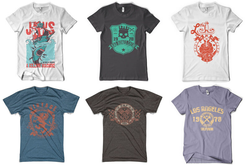 100 T-shirt Designs Vol 10 Bundle Preview 08