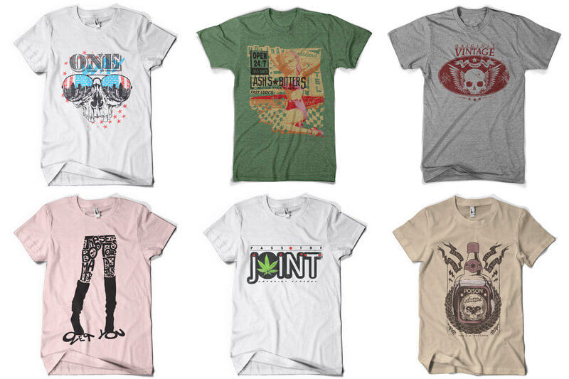 100 T-shirt Designs Vol 10 Bundle Preview 11